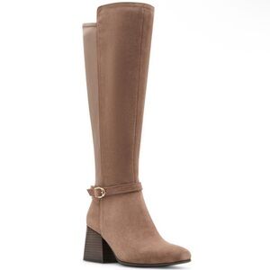 Blondos Taupe Knee-High Women's Boots